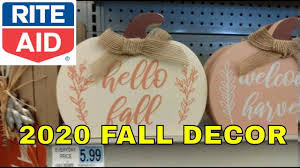 2020 Fall Decor At Rite Aid Youtube In 2020 Fall Decor Rite Aid Decor