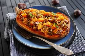 Courges Butternut Marrons Et Quinoa Recette Courge Butternut Butternut Courge