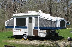 The other side of the camper has a two burner range, and single sink. Popup Camper Wikipedia