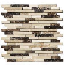 Made of lightweight and thin fiberglass, the mesh acts as a base on which a design is transferred. Polished Crema Mocha Maze Interlocking Marble Tile Contemporary Mosaic Tile By Tilesbay Houzz