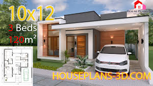 Maybe you would like to learn more about one of these? House Design 10x12 With 3 Bedrooms Terrace Roof House Plans 3d