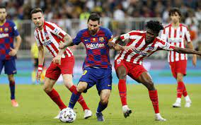 Atlético and barcelona came into the match occupying the top two positions in the league. Barca 2 3 Atletico Madrid Late Drama Ends Super Cup Hopes