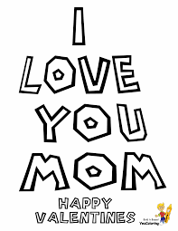 Be my valentine (73k) hearts blank (57k) hearts and roses (81k) I Love You Mom Valentines Day Coloring Pages Novocom Top