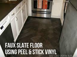 Diy Herringbone Tile Floor Using Peel Stick Vinyl Knock It Off Flooring Herringbone Tile Floors Stick On Tiles