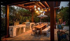 Bbq Area Lights Outdoor Kitchen Decor Outdoor Pergola Outdoor Kitchen