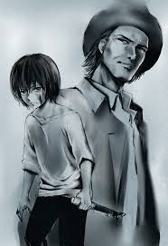 Manga Spoilers Amazing Fanart Levi And Kenny By Kiyosumi Hari Shingekinokyojin ~ahss one of kenny ackermans squad members~. manga spoilers amazing fanart levi