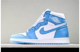 Air Jordan 1 Retro High Og Unc Dark Powder Blue White For Air Jordans Sneakers Fashion Jordan 1 Retro High