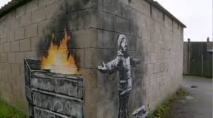 In all likelihood, banksy is a street art graffiti artist from bristol, england. The New Banksy Artwork Is Wrecking A Garage Owner S Life Dazed
