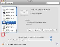 Add My Brother Machine The Printer Driver Using Mac Os X 10 5 10 11 Brother