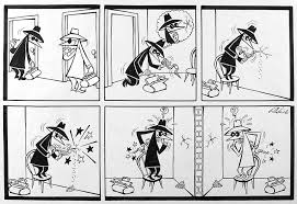 Black And White Spy Drawing Spy Vs Spy Comic Books Art Spy Mad Magazine