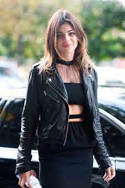 Style Tips From The Ultimate French Girl Julia Restoin Roitfeld The Zoe Report Leather Jacket Julia Restoin Roitfeld Girls Jacket