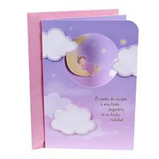 Hallmark Vida Spanish Congratulations Greeting Card For New Baby Girl Girl On Moon With Clouds Gtin Ean Upc 720473875140 Cadastro De Produto Com Tributacao E Ncm Cosmos
