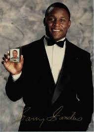 Learn more about this item shipping and return policies loading ready to ship in. 1989 Score Rare Promo Sander Holding Rookie Card Barry Sanders 20 On Kronozio
