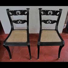 | antique wood chair curving wood inlaid mother of pearl. Antique Furniture Sri Lanka