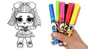 Printable baby doll lol surprise dollz coloring page. Kizi How To Draw Lol Doll 80s Bb Lol Surprise Under Wraps Doll Drawing And Coloring For Kids Kizi Coloring Pages