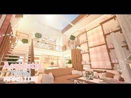 Roblox Bloxburg Aesthetic Family Mansion Le Yuii Youtube Diy House Plans Room Ideas Aesthetic House Design