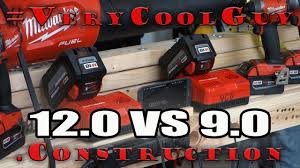 milwaukee m18 battery charge time battle 9 0 vs 12 0