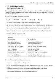 Fragen bilden, personalpronomen, kurzantworten, dialoge, sätze bilden Sekundarstufe Unterrichtsmaterial Englisch Grammatik Personalpronomen Personliche Furworter