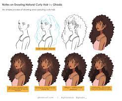 غادة On Twitter Curly Hair Drawing Afro Hair Drawing Hair Illustration
