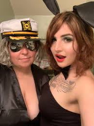Hugh hefner and bunny costume. Jennifer C Martin On Twitter Broke Doing A Playboy Bunny Costume Woke Doing A Playboy Bunny Costume With Lesbian Hugh Hefner