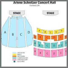 Arlene Schnitzer Concert Hall Seating Map