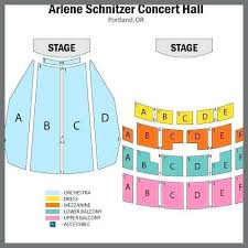 arlene schnitzer concert hall seating map