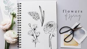 Create the stem using a very diluted mix. How To Draw Flowers Step By Step Hyacinth Magnolia And Ranunculus Youtube