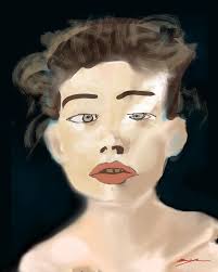 Digital self portrait artwork created