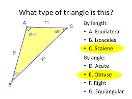 Maybe you would like to learn more about one of these? Triangle Classification Objectives Classify Triangles By Their Angle And Side Measures Find The Sum Of The Measure Of The Interior And Exterior Angles Ppt Download