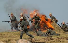 The battle of tannenberg, also known as second battle of tannenberg, was fought between russia and germany between 26 and 30 august 1914, the first month of world war i. First World War Actors Recreate Battle Of Tannenberg On Polish Field Which Saw Decisive Victory For Germans Against Russians In 1914 Daily Mail Online