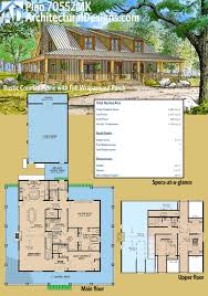 A second porch, this one screened, extends off the family room.the foyer leads you to the family room which is open to the kitchen. Plan 70552mk Rustic Country Home Plan With Wraparound Porch Rustic House Plans Country House Plans Farmhouse Plans
