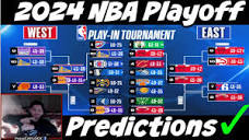 My NBA PLAYOFFS PREDICTIONS 2024 🏆 (NBA Play-In Tournament & NBA ...