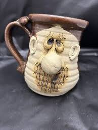 Peter Petrie Slanted Face Stoneware Mug