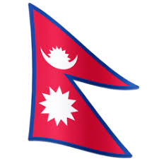 Die nationale flagge von nepal ( nepali : Flagge Nepal Emoji