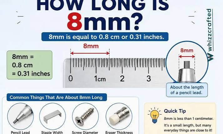 How Long Is 8mm? 11 Common Things That Are 8mm Big