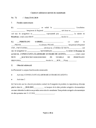 Contract De Colaborare 2019