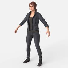 Jesse Faden From Control 3d Model 3d Model Model Character Design References