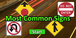 On a divided highway, you will see a single solid yellow line on the left road edge or by the left side of the barrier. Mixed Up Signs Driversprep Com
