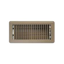 These covers are made to order and are available in 5 finishes. Accord Ventilation Brown Floor Register Duct Opening 4 In X 8 In Outside 5 5 In X 9 5 In In The Floor Registers Department At Lowes Com