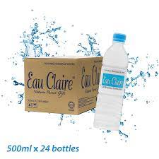 Eau claire, pronounce as oh claire which means clear water in french, is one of the leading premium natural mineral water brand in both malaysia and international scene. Eau Claire Natural Mineral Water 500ml X 24 Bottles Delivery Within Kuala Lumpur Selangor Putrajaya Only Shopee Malaysia