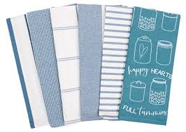 What are the best kitchen towels? Kaf Home Ayesha Kitchen Dish Towel Set Of 6 100 Percent Cotton 18 X 28 Inch Happy Hearts Pricepulse