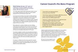Best cancer charity to donate to: Australian Pro Bono Centre Amp Teams Up With Cancer Council S Pro Bono Program
