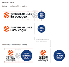 Euroleague basketball logo, fashion basketball logo design elements material, free logo design maccabi tel aviv b.c. Euroleague Brand Center