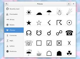 Image result for gnome character map