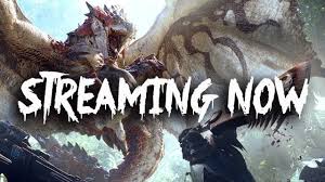 Streaming monster hunter en entier films. Streaming Live On Twitch Now Ps4 Pro Monster Hunter World Farming Best Gear In The Game Youtube