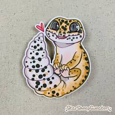Choose from 490+ leopard geckos graphic resources and download in the form of png, eps, ai or psd. Leopard Gecko Stickers Pet Portraits Pet Supplies Kromasol Com