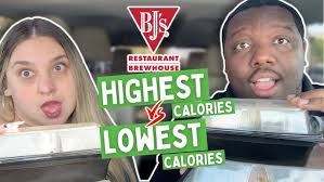 Trying the Highest and Lowest Calories Items at BJ's Restaurant