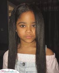 Enjoy our long collection of straight hairstyles and haircuts for girls and women with fine or thick hair alike, from braids to bobs and many more! Cute Hairstyles For Little Black Girls Easy Hairstyles For Black Girls