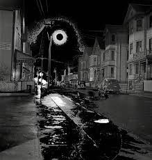 A foggy night New Bedford Massachusetts Jack Delano photo New Bedford  Massachusetts fall 1940-2013 Poster by David Lee Guss