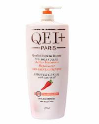 Qei Paris Skin Lightening Shower Cream With Carrot Oil 1200ml Qei Carrots Oil Lightening Creams Lightening